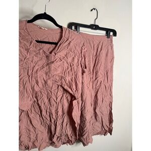 NAP Women's Top and Pants Pajama Loungewear Set Size S & M Viscose Blend in Pink